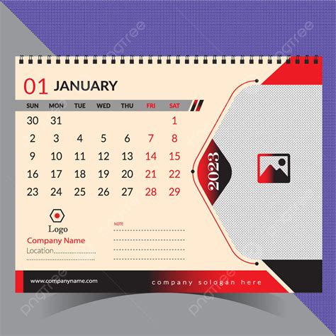 Desk Calendar 2023 Template